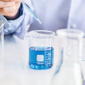 Graduierter Messbecher aus Borosilikatglas, niedrige Form, 50 ml, 100 ml, 250 ml für Wissenschaft, Hochschule, Schule - Product Image 1