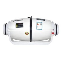 Ventilateur d'extraction industriel silencieux en ligne AC 220V 150mm pour conduits de ventilation de bâtiment, ventilateur de conduit en ligne en plastique OEM