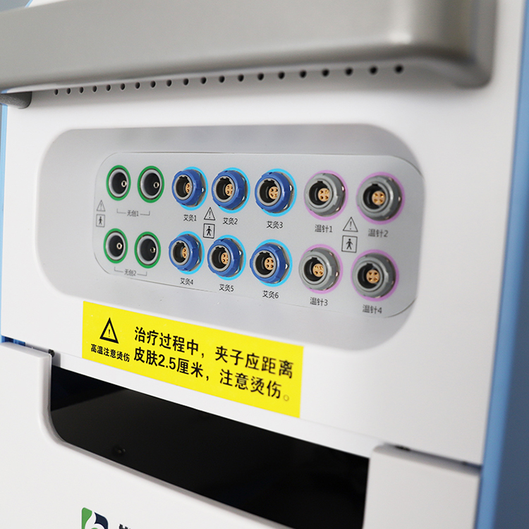Máquina de terapia Física de alta calidad basada en carrito con 24 cabezales dispositivo de electroacupuntura e hipertermia