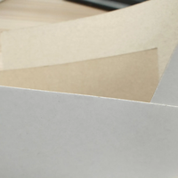 Vente en gros de papier blanc C1s duplex 400g certifié recyclé avec dos gris