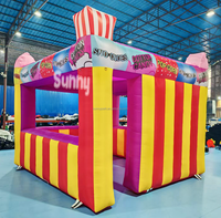 Puesto de Venta Inflable Portátil Personalizado Tipo Oxford para Carnaval, Kiosco para las Cuatro Estaciones en Venta