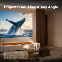 Mini-projecteur intelligent 2026 Mango 1 Android 14 Natif 720P Mise au point automatique WiFi Portable Cinéma à domicile Meilleur choix économique Mini-projecteur