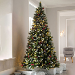 Árbol de Navidad Artificial de PVC de 180 cm con Agujas de Pino, Decoraciones Navideñas Festivas para la Temporada Festiva - Product Image 2