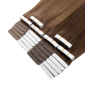 Extensions de <span class=keywords><strong>cheveux</strong></span> naturels Remy double épaisseur à bandes adhésives 100 % <span class=keywords><strong>cheveux</strong></span> humains couleur cuivre en gros - Product Image 6