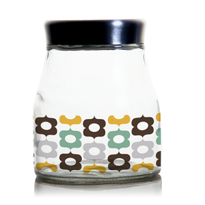 Récipient de stockage <span class=keywords><strong>en</strong></span> verre <span class=keywords><strong>en</strong></span> <span class=keywords><strong>gros</strong></span> avec impression couleur <span class=keywords><strong>pour</strong></span> aliments <span class=keywords><strong>pâtes</strong></span> café bonbons <span class=keywords><strong>chien</strong></span> friandises collations biscuit - Product Image 5