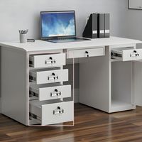 Acciaio singolo piedistalli per Computer scrivanie mobili da ufficio Manager lavoro scrivania in metallo scrivania da ufficio con cassetto