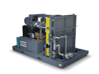 Compresseur d'air Atlas Copco B4-41 1000 Psi sur châssis, diesel, portable, pour location sur plateforme offshore