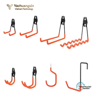 Lingtian Heavy Duty Polished Iron Utility Safety <b>Hooks</b> Heavy Industry Garage Storage Garden <b>Tool</b> Wall Mount Furniture Legs-No - Product Image 3
