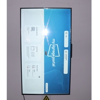 Precio al por mayor, basado en Android, 49/55/65 pulgadas, pantalla LCD de un solo lado, software de señalización digital capacitiva precargado