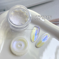 Poudre de pigment optique caméléon transparente SH de qualité cosmétique, effet miroir aurore blanc pour ongles, à changement de couleur Hypershift