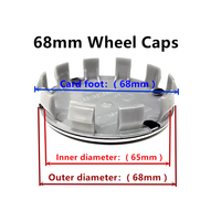 Enjoliveurs de roue ABS 56mm 68mm pour BMW E46 E39 E60 E90 E87 E53 X1 X3 X5 X7 M3 M4 M6, avec logo emblème, accessoires automobiles