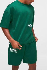 เสื้อยืดพิมพ์ลาย Forest Oversized Boxy Ltd Edn Scuba และกางเกงขาสั้น ชุดลำลองสำหรับผู้ชาย ชุดกีฬาแบบใหม่ ทรงเข้ารูป ชุดสองชิ้น - Product Image 3