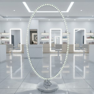 Espejo Tradicional Grande en Forma de Arco con Luz LED para Maquillaje, Peluquería y Barbería, Duradero - Product Image 3