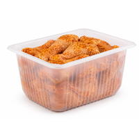 Barquette alimentaire jetable en plastique PP, compartimentée, compatible micro-ondes, anti-fuite, écologique, pour boîte à lunch, barquettes de découpe, personnalisable