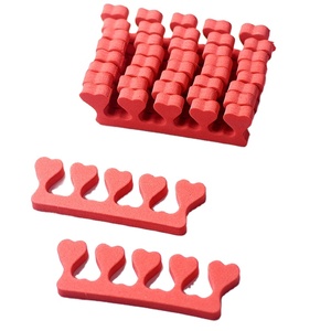 Professional Direct Factory Nail Tools Supplies Sponge <strong>Cushions</strong> Lovely <strong>Heart</strong> <strong>Shape</strong> EVA Soft Finger Toe Separator - Product Image 5