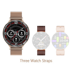 1.75 pouces AMOLED écran smartwatch KM100 montre intelligente hommes avec lampe de poche sang oxygène fréquence cardiaque humeur stress montre - Product Image 6