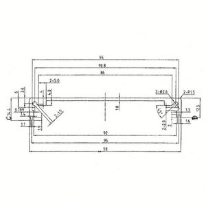 Caja de Control EBM IP54, Carcasa de Aluminio Universal Personalizable, Caja de Extrusión de Aluminio para PCB Electrónicos - Product Image 3