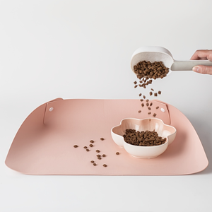 <span class=keywords><strong>Tapis</strong></span> d'alimentation pour animaux <span class=keywords><strong>de</strong></span> compagnie en cuir PU, imperméable, pliable, anti-déversement, pour gamelles <span class=keywords><strong>de</strong></span> chat et <span class=keywords><strong>de</strong></span> <span class=keywords><strong>chien</strong></span>, facile à nettoyer, pour petits et moyens animaux - Product Image 5