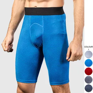 2022 pantaloncini a compressione uomo pantaloni corti abbigliamento sportivo ad asciugatura rapida Bodybuilding Skin Leggings attillati pantaloncini da uomo