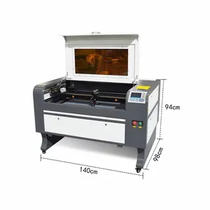 9060 1060 1080 laser engraver 1000*600mm co2 cutting engraving machine Ruida Control Inner Slide Guide Rail Module Air Pump