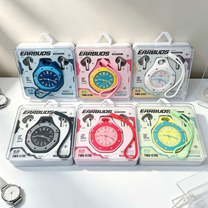 Écouteurs sans fil intra-auriculaires TWS-K190 avec étui de style montre et longue autonomie - Product Image 2