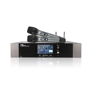 Karaoke Super High-performance and Low Price power amplifier+Effector+Wireless microphone 3in1 KTV processor