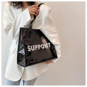 Professional Manufacturers Multi-specification Transparent PVC <b>Handbag</b> for Shopping Beach Packaging Bags - Product Image 5