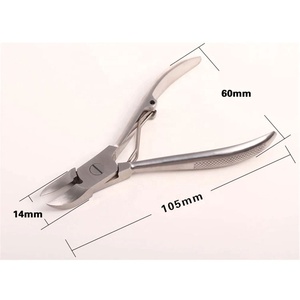 Professional Double Spring Nail Cuticle Nipper Manicure Pedicure Tool Stainless Steel Ingrown Toenail Clippers Set for Salon - Product Image 6