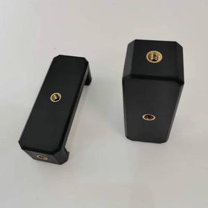 Diamond-Shaped Phone <b>Holder</b> Double-Hole Single-Clip E-Shaped Clip With Hot <b>Shoe</b> Mount For Live Streaming Vlog Black ABS Quick - Product Image 1