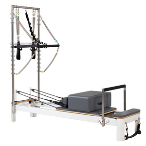 Équipement de réformateur de Pilates demi-trapèze en aluminium avec logo personnalisé à bas prix avec tour pour l'<span class=keywords><strong>exercice</strong></span> de Fitness en studio - Product Image 1