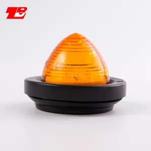 2" LED Side Marker Lamp Beehive Strobe Warning Lamp for Taxi Waterproof Marker and Clearance Light for Truck Trailer Cab