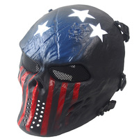 Masque Tactique d'Extérieur pour Jeu CS, Équipement Tactique, Casque d'Entraînement, Coiffe Squelette, Masque Tactique Crâne pour Fête d'Halloween