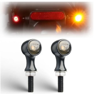 Nouveau <span class=keywords><strong>clignotant</strong></span> arrière <span class=keywords><strong>LED</strong></span> 12V trois-en-un pour moto, intégré aux <span class=keywords><strong>feux</strong></span> <span class=keywords><strong>de</strong></span> positionnement et <span class=keywords><strong>de</strong></span> freinage - Product Image 3