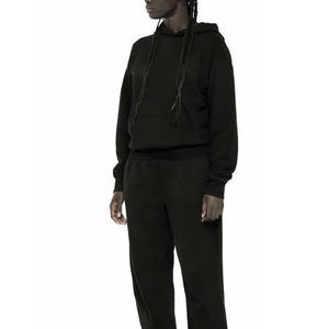 Sweat-shirt à capuche de style décontracté en tissu molletonné de coton de haute qualité, anti-rétrécissement, lourd, imprimé avec des strass, fabricant de vêtements - Product Image 3