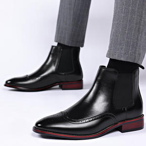 Botas Chelsea de Diseño Clásico, Botas de Negocios para Hombre de Alta Calidad, Zapatos de Vestir Personalizados al por Mayor para Hombre - Product Image 6