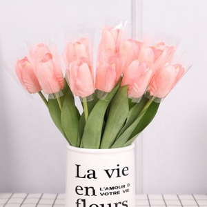ดอกทิวลิปประดิษฐ์สัมผัสเหมือนจริง QiHao สำหรับงานแต่งงาน ตกแต่งบ้าน - Product Image 3