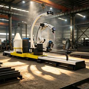 Estación de Trabajo de Soldadura sobre Rieles para Robots Móviles: Brazo Robótico para Soldadura de Acero Estructural - Product Image 4