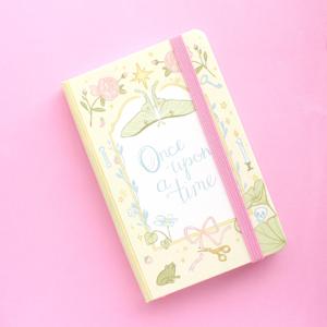LABON Journal de poche à couverture rigide « Il était une fois…» 160 pages, illustration de conte de fées mignonne, petit carnet A6, cadeau - Product Image 2