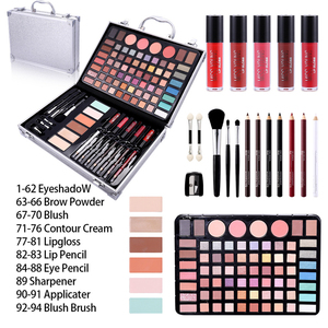MISS ROSE Set de Maquillaje Multifuncional de 94 Colores: Sombra de Ojos Brillante Mate, Rubor, Lápiz Labial y Brillo Labial - Product Image 3