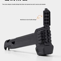 Marteau de tente multifonctionnel d'extérieur, outil de camping portable, tête de marteau surdimensionnée anti-perte, manche en fer et plastique PP