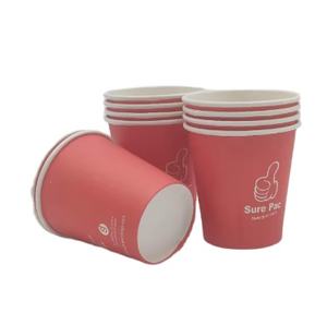 Bicchieri di Carta Monouso da 7 OZ con Coperchi Antisgocciolamento per Cioccolata Calda e Forniture per <span class=keywords><strong>Bar</strong></span> - Product Image 5