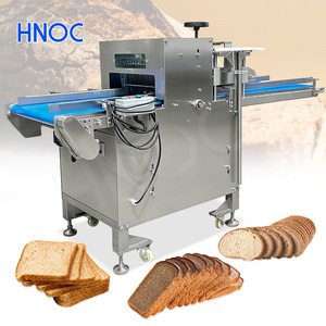 Machine à couper le pain automatique HNOC, machine à trancher le pain en tranches, machine à trancher le pain grillé à haute vitesse et en continu, boulangerie - Product Image 1