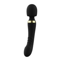 Vibromasseur double tête à double vibration pour femme, stimulation puissante du point G et du clitoris, jouet sexuel