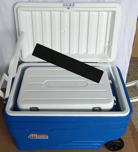 Đồ ăn lớn cứng nhựa 47L + 98L hộp lưu trữ gấp đóng gói tiết kiệm CBM tươi hộp - Product Image 2