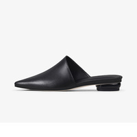 Chaussures mules pour femmes XINZI RAIN, design personnalisé, bout pointu, cuir confortable, talon bas de 2 cm, sandales plates pour femmes