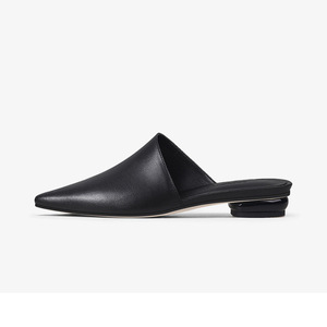 Chaussures mules pour femmes XINZI RAIN, design personnalisé, bout pointu, cuir confortable, talon bas de 2 cm, <span class=keywords><strong>sandales</strong></span> plates pour femmes - Product Image 2