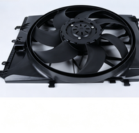Kühlerlüfter Schwarz 1 Jahr Garantie für Motorsystem OEM 2045000293 Passend für Mercedes-Benz W117 W156 W172 W176 W204