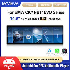 Navihua 14.9 pollici 3K Touch Screen Android autoradio GPS Stereo di navigazione Android 14 per BMW CICl NBT/ EVO 5 serie 2011-2017 - Product Image 2
