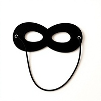 Masque pour les yeux en feutre pour enfants, masque de costume de super-héros réglable avec élastique pour Halloween, anniversaire, cosplay, fête
