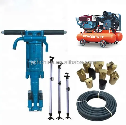 Trung Quốc nhỏ khai thác mỏ xây dựng Sử dụng gas Powered Jack búa/cầm tay máy khoan đá